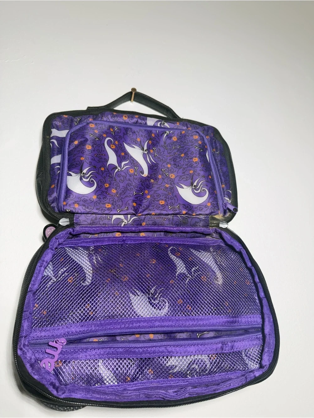 Melt x The Nightmare Before Christmas Zero Ghost Cosmetic Case - Black & White
